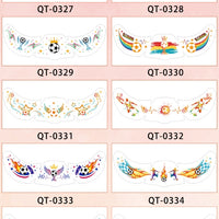 World Cup Fan Face Stickers
