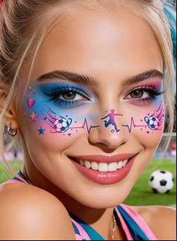 World Cup Fan Face Stickers