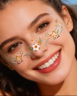World Cup Fan Face Stickers