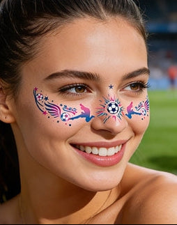 World Cup Fan Face Stickers