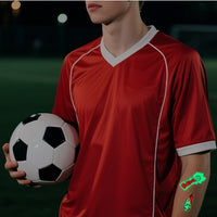 Glow-in-the-Dark Soccer Fan Temporary Tattoo Stickers