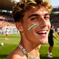 Soccer Fan Temporary Tattoo Stickers
