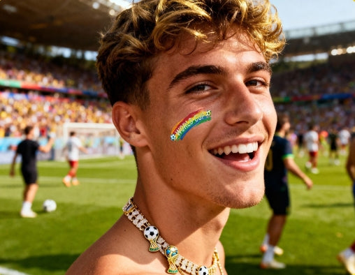 Soccer Fan Temporary Tattoo Stickers