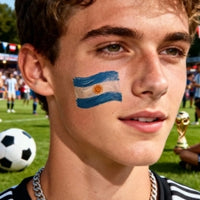 Soccer Fan Temporary Tattoo Stickers
