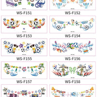 Soccer Fan Face Makeup Stickers