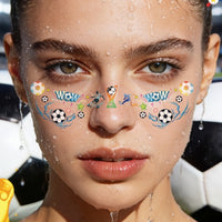 Soccer Fan Face Makeup Stickers