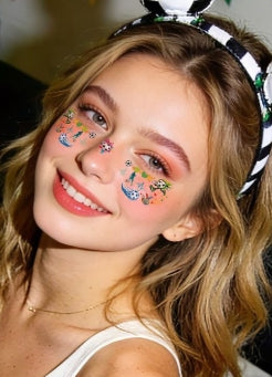 Soccer Fan Face Makeup Stickers