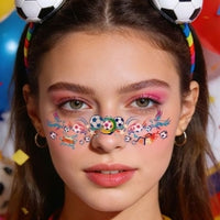 Soccer Fan Face Makeup Stickers