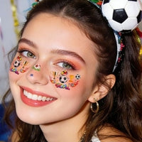 Soccer Fan Face Makeup Stickers