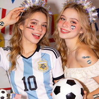 World Cup Soccer Fan Face & Body Tattoo Stickers