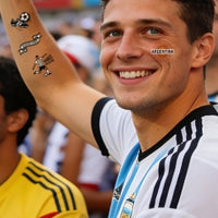 World Cup Soccer Fan Face & Body Tattoo Stickers