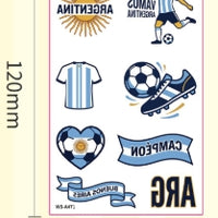 World Cup Soccer Fan Face & Body Tattoo Stickers