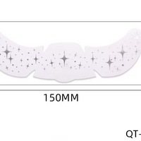 Silver Star Faux Freckle Face Makeup Stickers