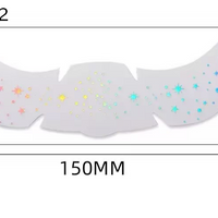 Colorful Sparkle Faux Freckle Face Makeup Stickers