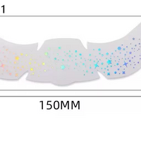 Colorful Sparkle Faux Freckle Face Makeup Stickers