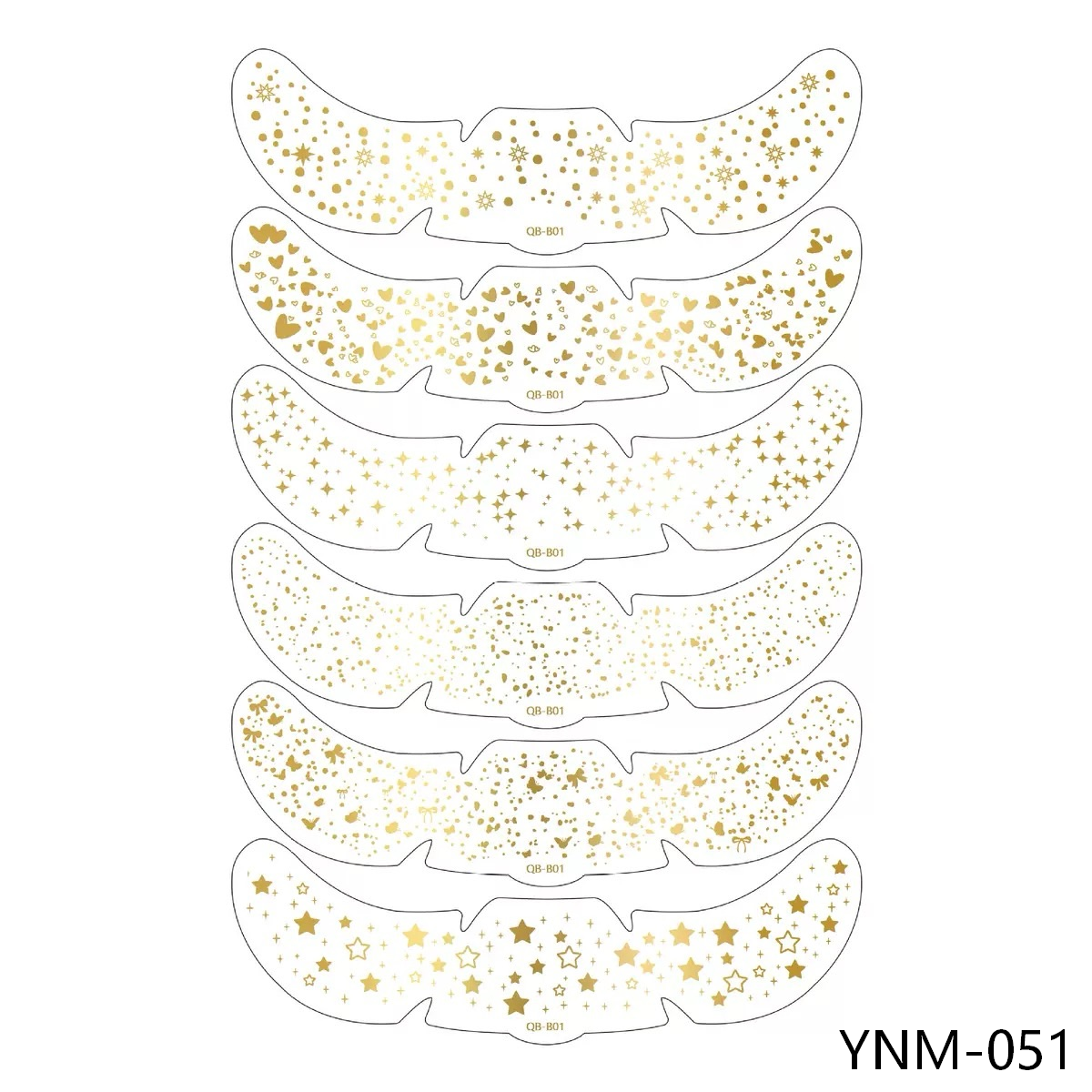 Assorted Glitter Face & Eye Makeup Stickers