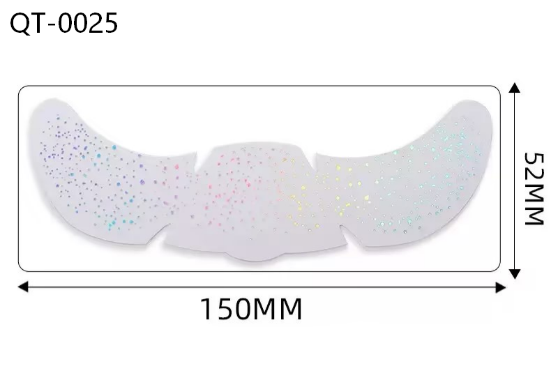 Colorful Sparkle Faux Freckle Face Makeup Stickers