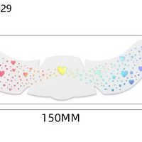 Colorful Sparkle Faux Freckle Face Makeup Stickers