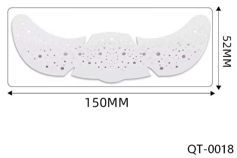 Silver Star Faux Freckle Face Makeup Stickers