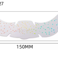 Colorful Sparkle Faux Freckle Face Makeup Stickers
