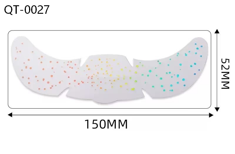Colorful Sparkle Faux Freckle Face Makeup Stickers