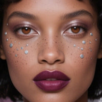 Silver Star Faux Freckle Face Makeup Stickers