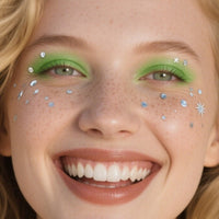 Silver Star Faux Freckle Face Makeup Stickers