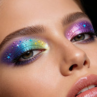 Rainbow Glitter Eye Makeup Stickers