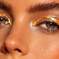 Gold Metallic Eyeliner Makeup Stickers