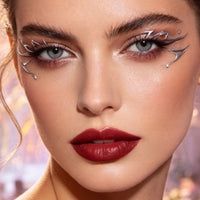 Gold Metallic Eyeliner Makeup Stickers