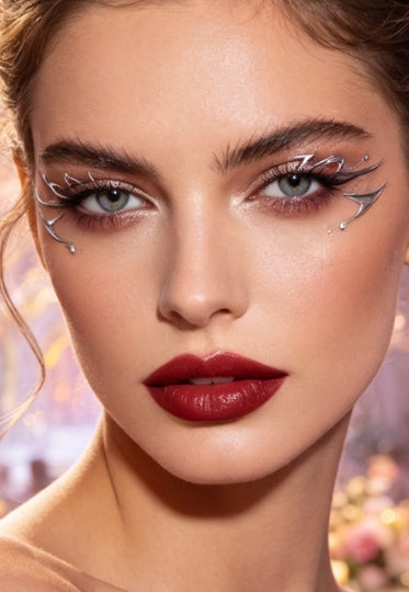 Gold Metallic Eyeliner Makeup Stickers