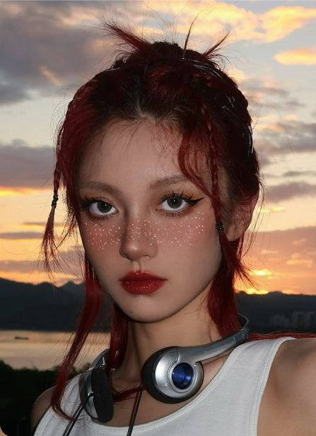 Gold Minimal Eye Makeup Stickers