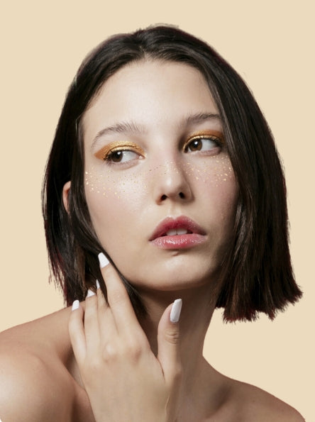 Gold Minimal Eye Makeup Stickers