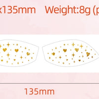 Rainbow Glitter Eye Makeup Stickers