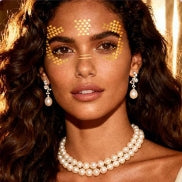 Gold Boho Face & Eye Makeup Stickers