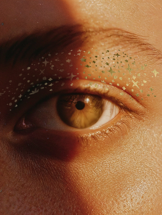 Starry Glitter Eye Makeup Stickers