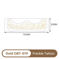 GOLD & SILVER FACE FRECKLES