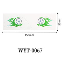Football Fan Face & Body Tattoo Stickers