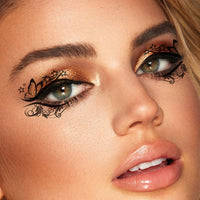 Black Gothic Lace Eye Makeup Stickers