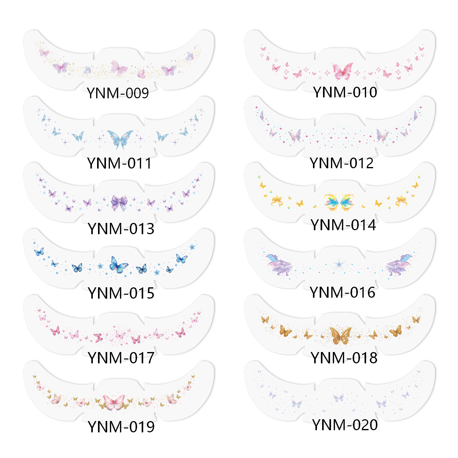 Fairy Butterfly Face & Eye Makeup Stickers