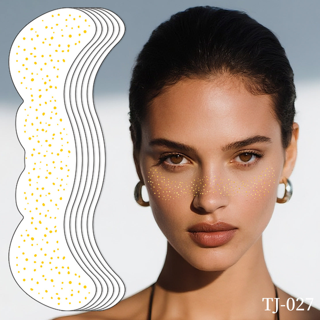 Starry Glitter Face & Eye Makeup Stickers