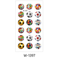 Soccer Fan Face & Body Tattoo Stickers