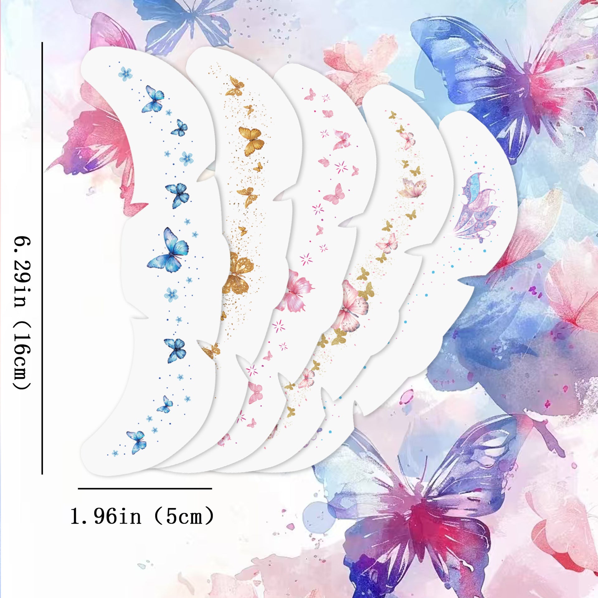 Fairy Butterfly Face & Eye Makeup Stickers