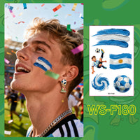 Soccer Fan Temporary Tattoo Stickers