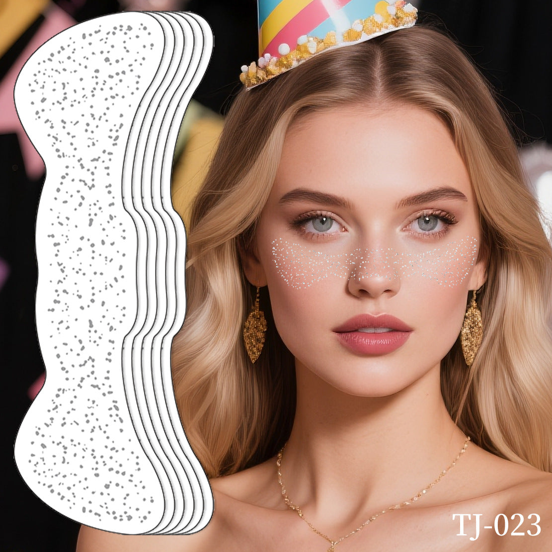 Starry Glitter Face & Eye Makeup Stickers