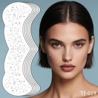 Starry Glitter Face & Eye Makeup Stickers