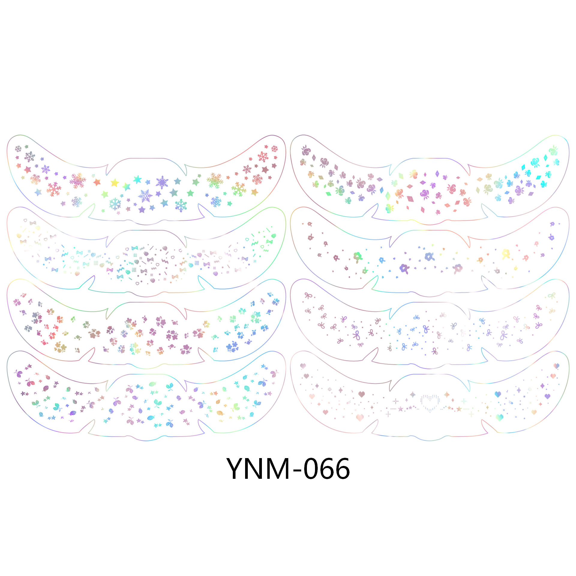 Gold Star Face & Eye Makeup Stickers