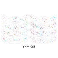 Gold Star Face & Eye Makeup Stickers