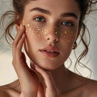 Gold Star Faux Freckle Face Makeup Stickers