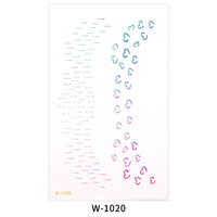 Metallic Star & Moon Face Makeup Stickers
